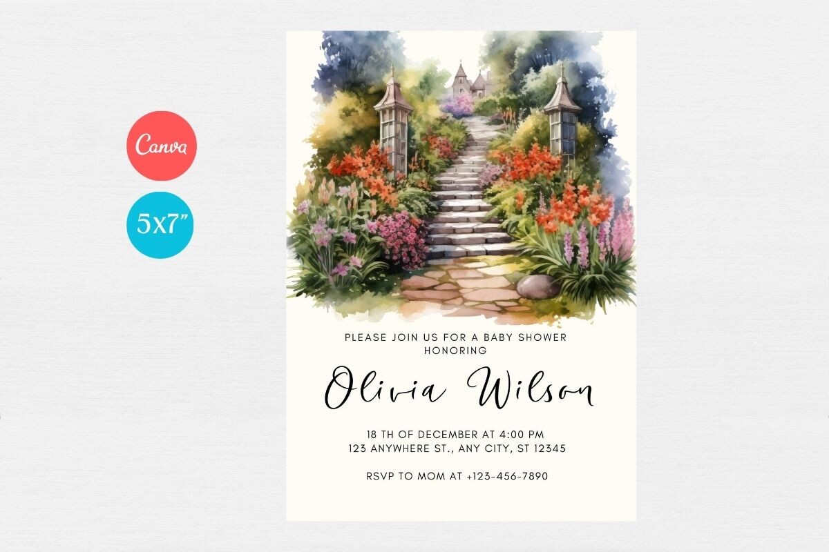 Baby Shower Welcome Sign & Invitation