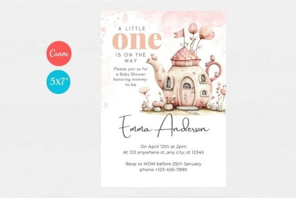 Baby Shower Welcome Sign & Invitation