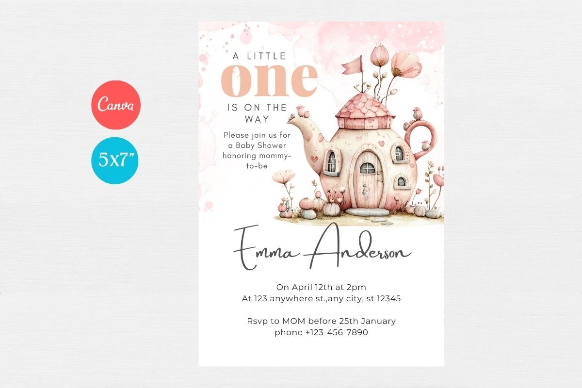 Baby Shower Welcome Sign & Invitation