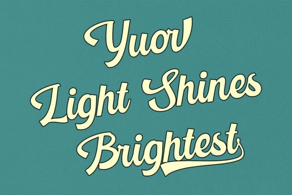 Calibra Script Font - Preview 4