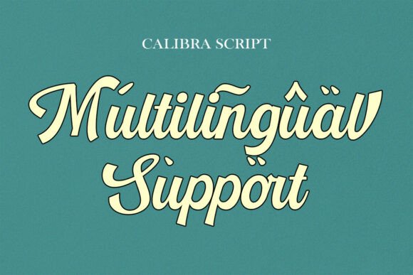 Calibra Script Font - Preview 5