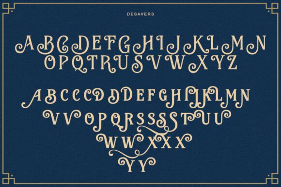 Desavers Font - Preview 4