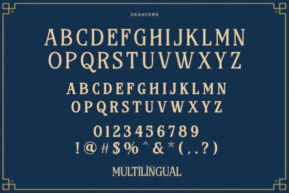 Desavers Font - Preview 5