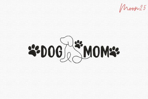Dog Mom Paw Print Cute Puppy Lover Gift