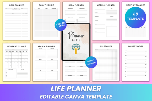 Editable 32 Canva Kdp Interior Bundle Bundle · Creative Fabrica