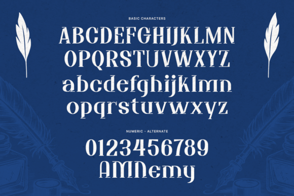 Enders Font - Preview 1