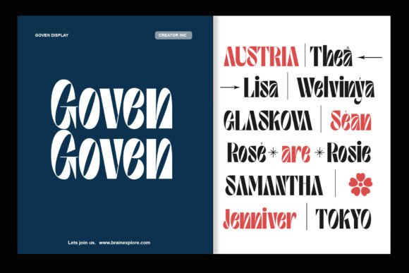 Goven Font - Preview 1