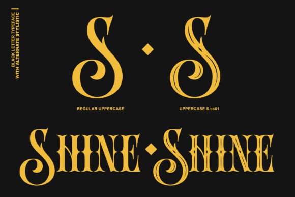 Honey Star Font PNG with transparent background - Preview 3