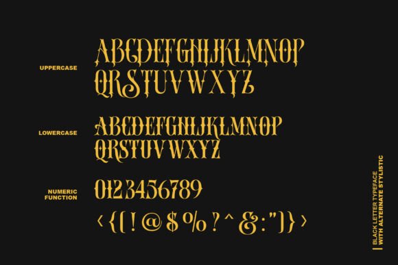 Honey Star Font PNG with transparent background - Preview 4