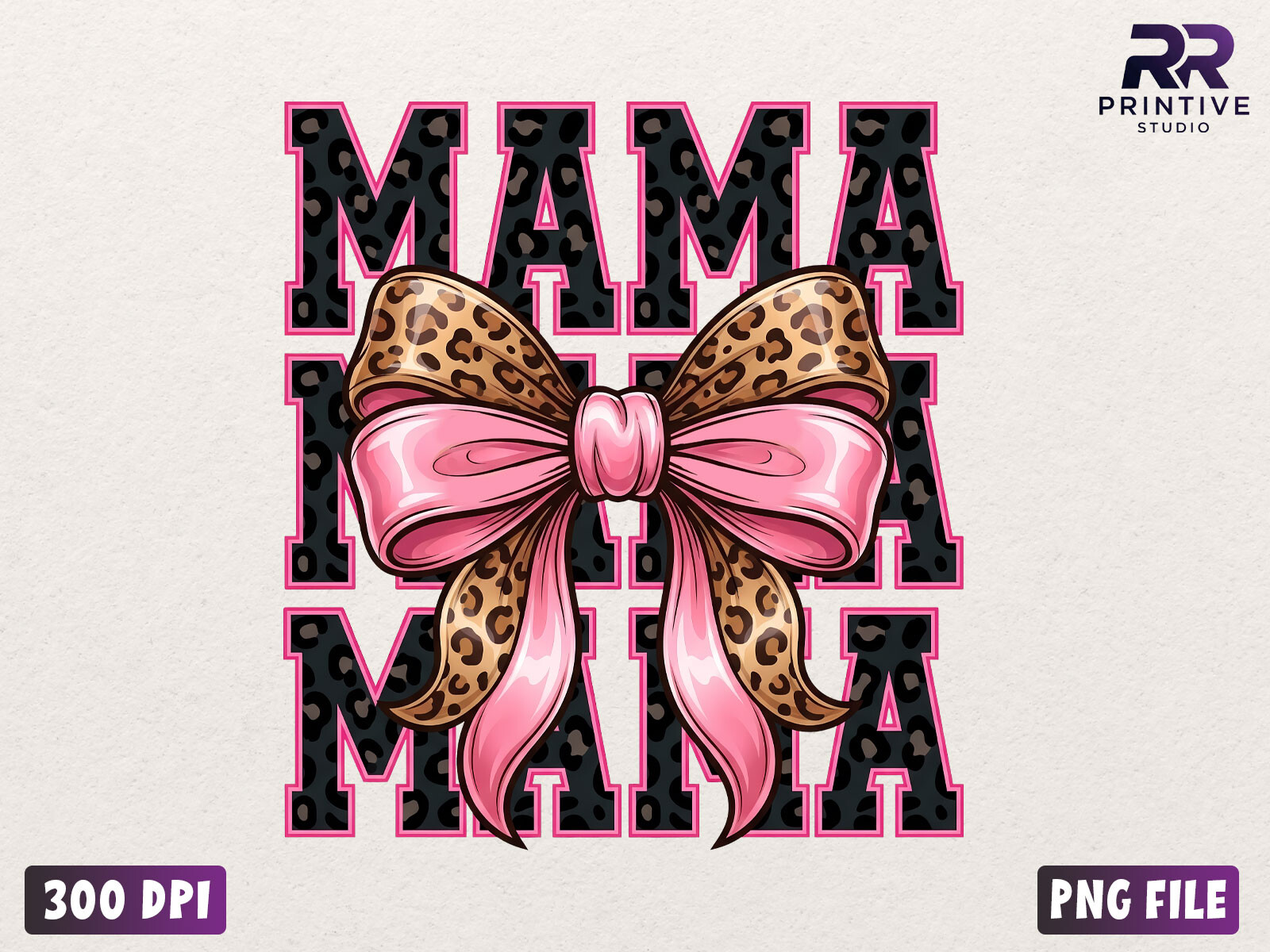 Leopard Mama Coquette PNG Graphic by RR Printive Studio · Creative Fabrica