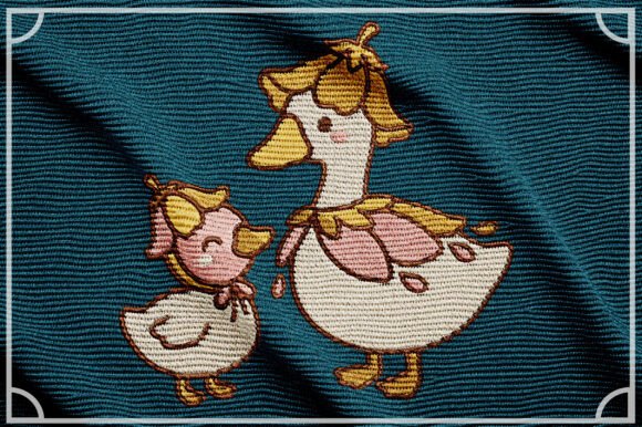 Mama Goose Embroidery Design