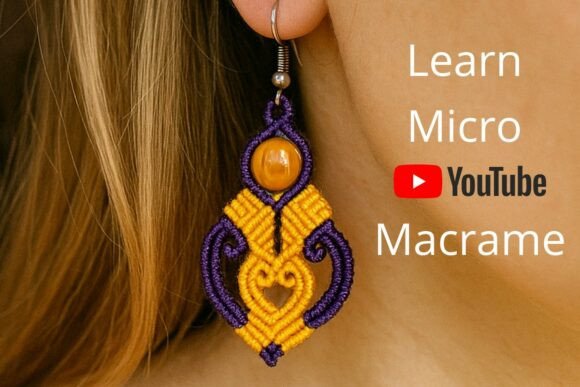 Micro Macrame Earrings