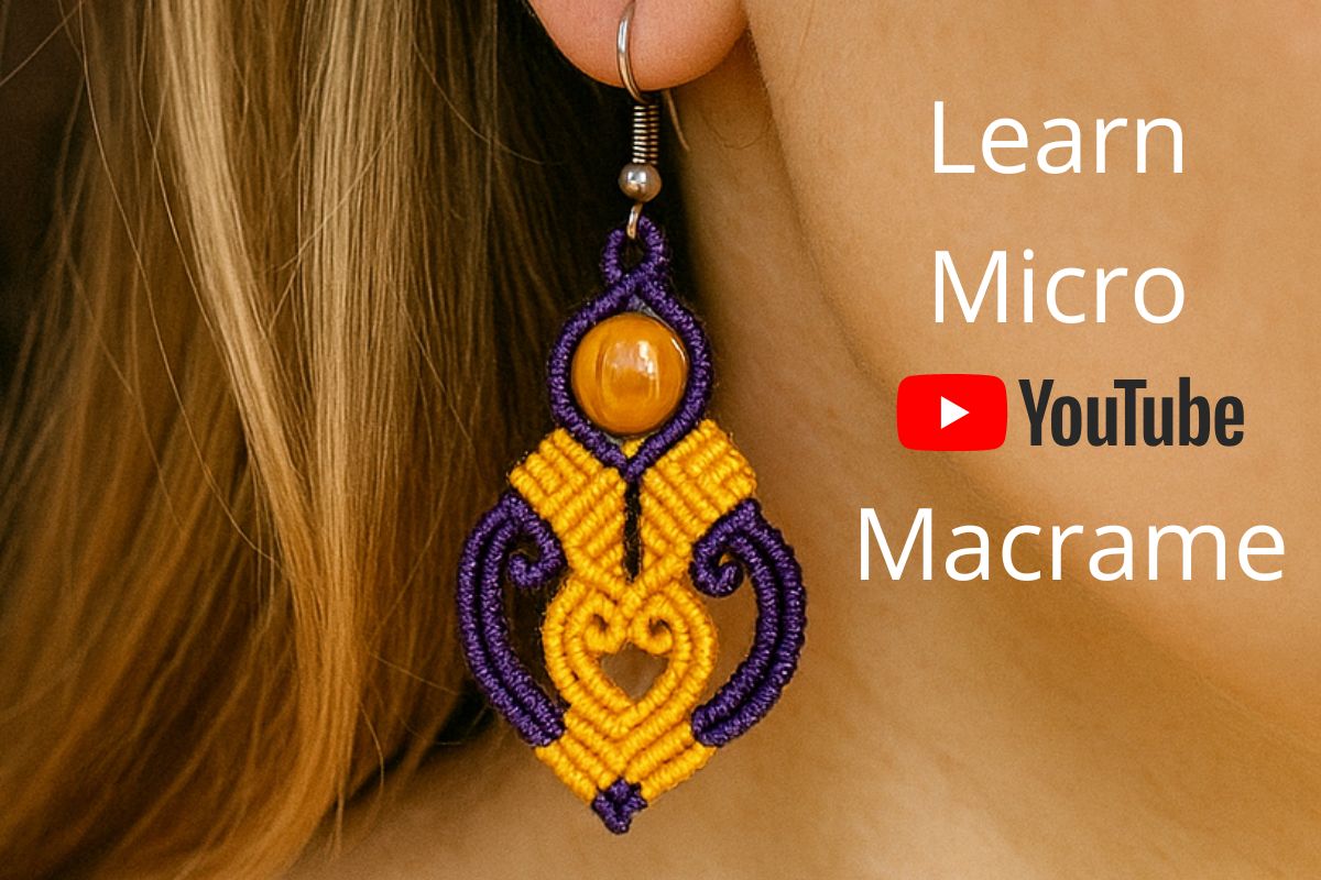 Micro Macrame Earrings