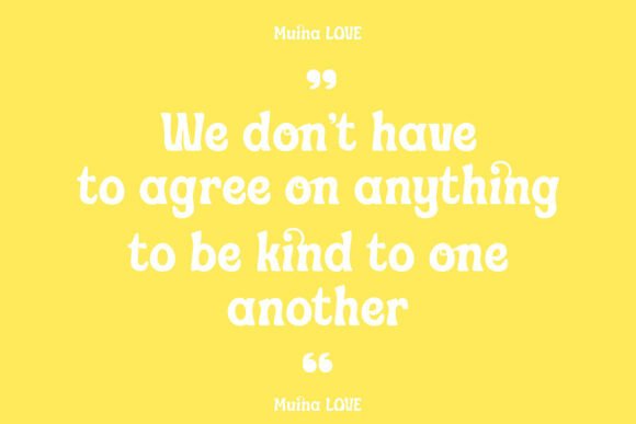Muina Love Font PNG with transparent background - Preview 3