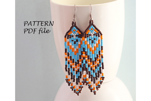 Native Style Fringe Earrings Pattern