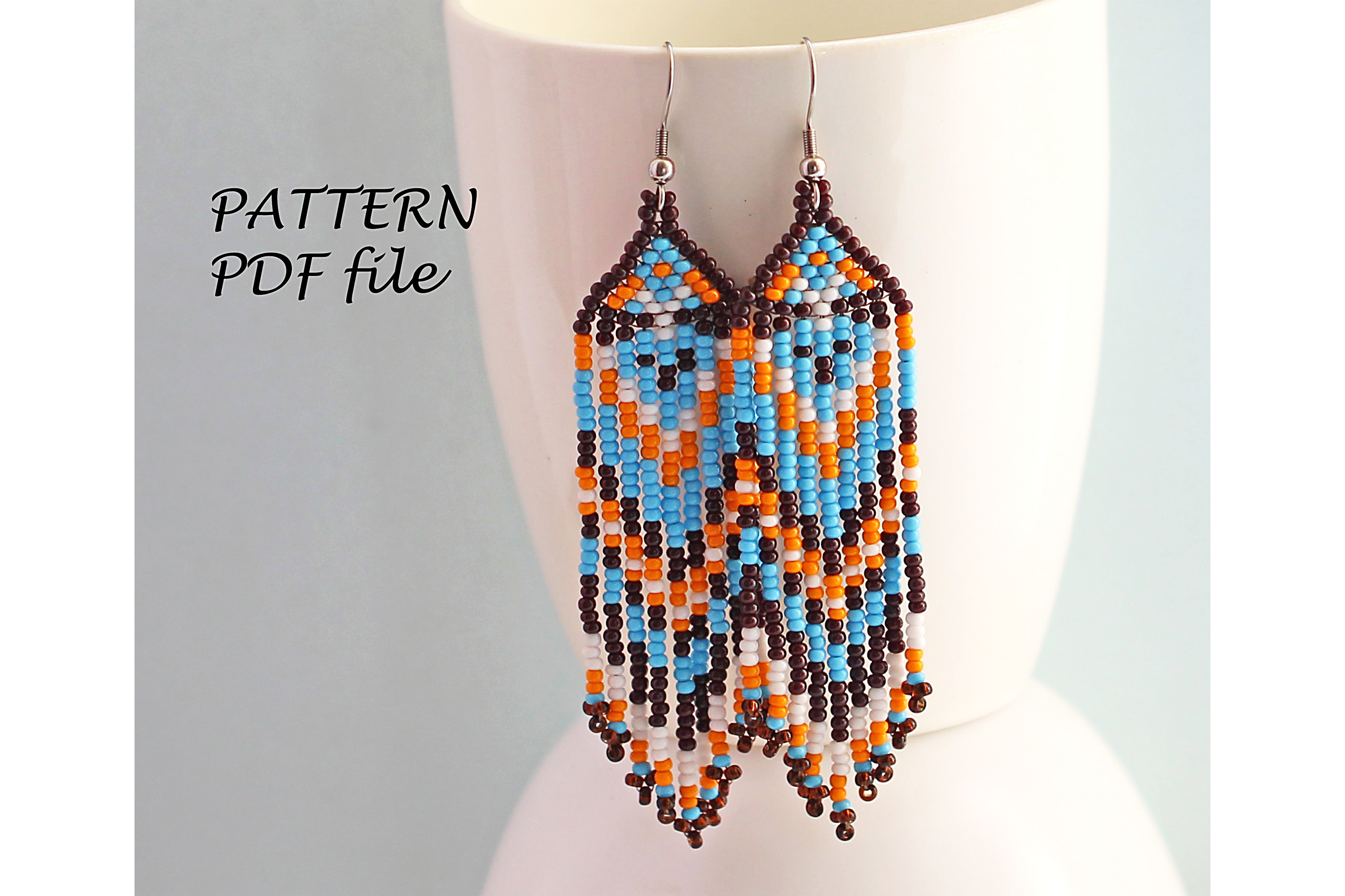 Native Style Fringe Earrings Pattern