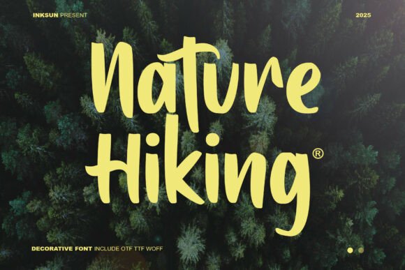 Nature Hiking Script & Handwritten Font By INKSUN™