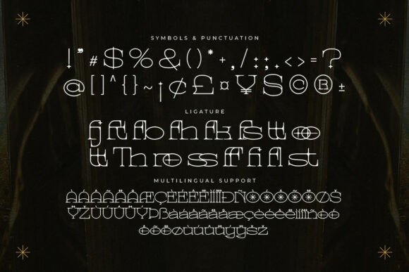 Nirosse Font PNG with transparent background - Preview 2