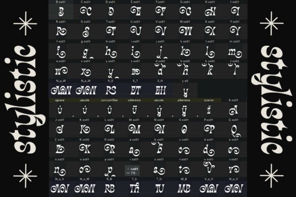 Nower Font PNG with transparent background - Preview 5
