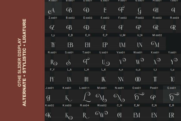 Other Slider Font PNG with transparent background - Preview 4