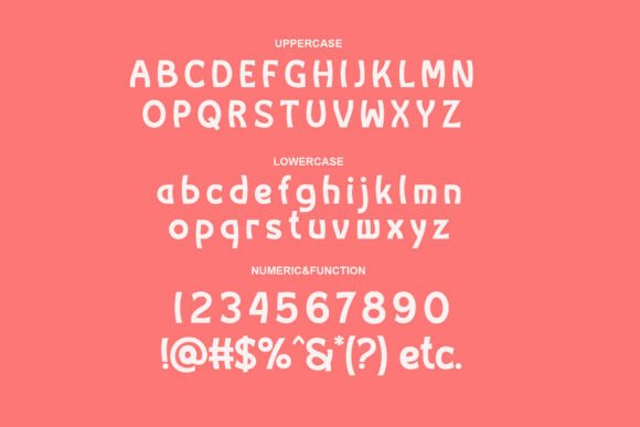 Queen Neko Font PNG with transparent background - Preview 4