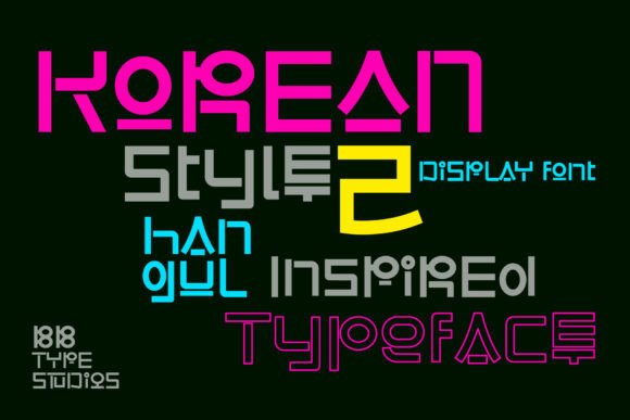 Ramyeon Street Font font preview - 1