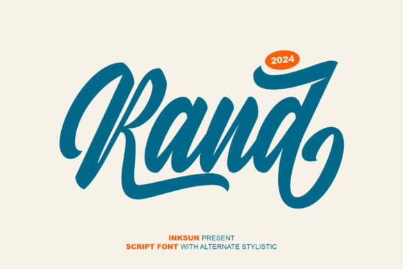 Rand Script & Handwritten Font By INKSUN™