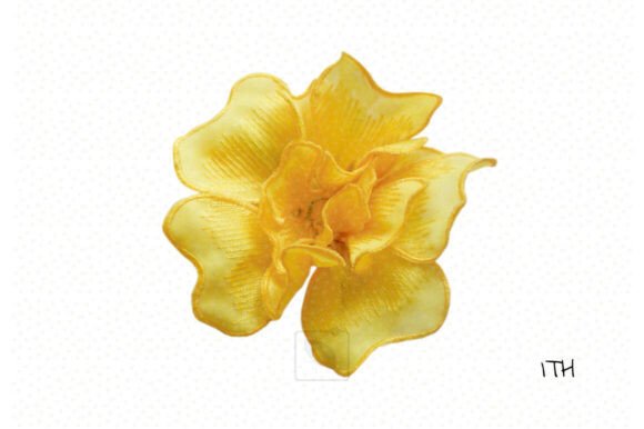 Rose Brooch ITH