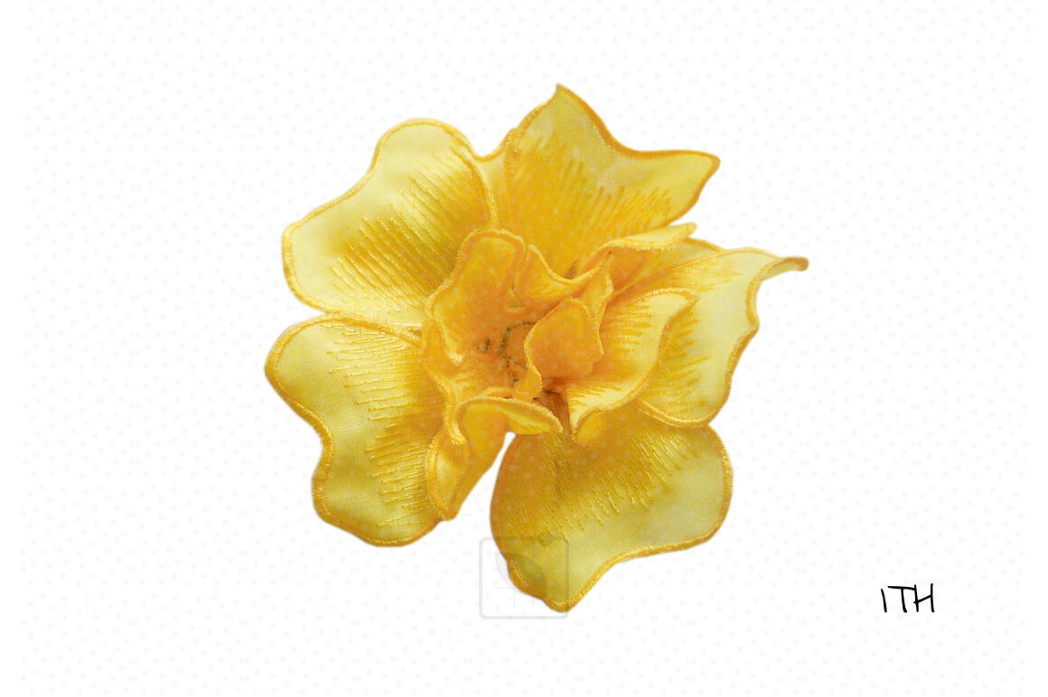 Rose Brooch ITH
