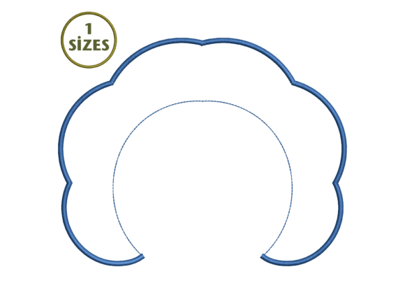 Round Lace Collar Embroidery