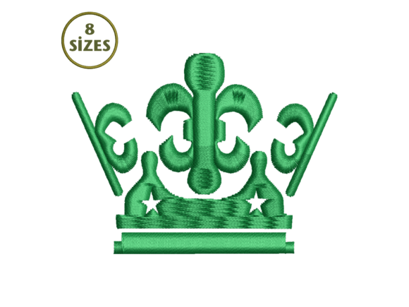 Royal Heraldic Crown Embroidery