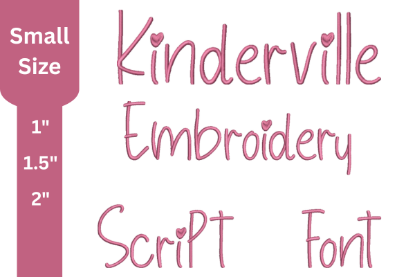 Script Embroidery Font