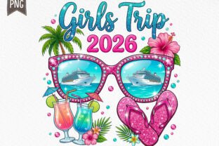 Summer Girls Trip 2026 Vacation PNG Graphic by SR Design · Creative Fabrica