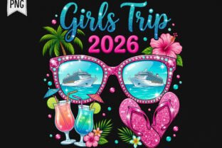 Summer Girls Trip 2026 Vacation PNG Graphic by SR Design · Creative Fabrica