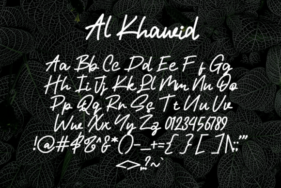 Al Khawid Font - Preview 1