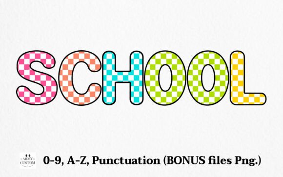 Am School Font - Preview 1