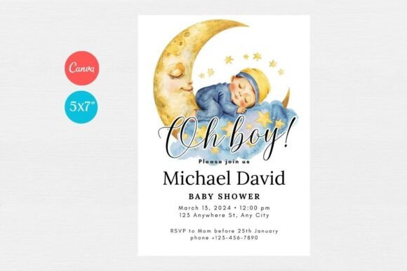Baby Shower Welcome Sign & Invitation