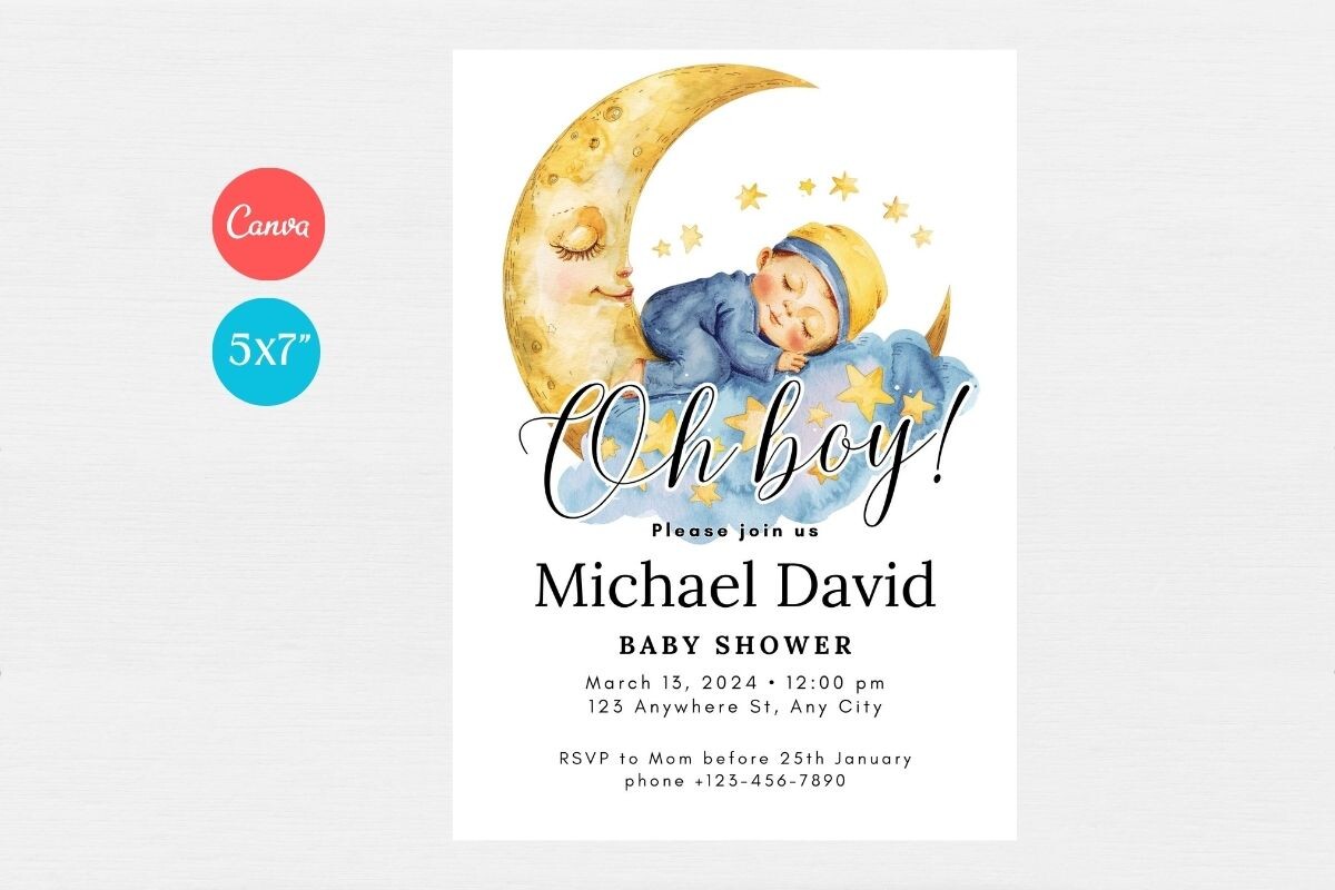 Baby Shower Welcome Sign & Invitation