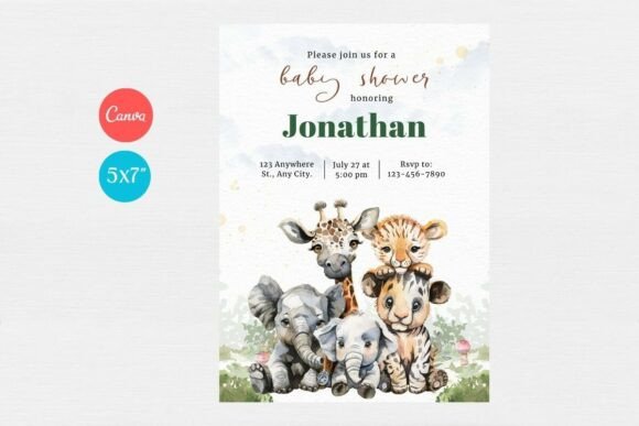 Baby Shower Welcome Sign & Invitation