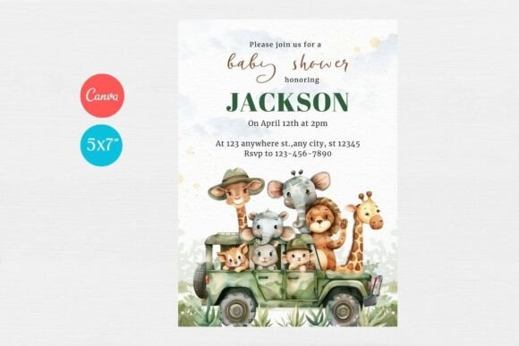Baby Shower Welcome Sign & Invitation