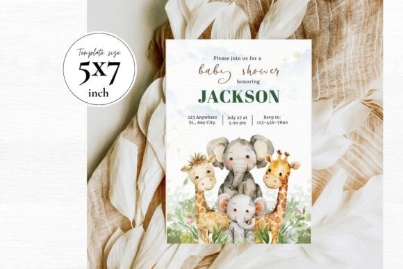 Baby Shower Welcome Sign & Invitation