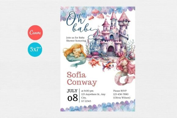 Baby Shower Welcome Sign & Invitation