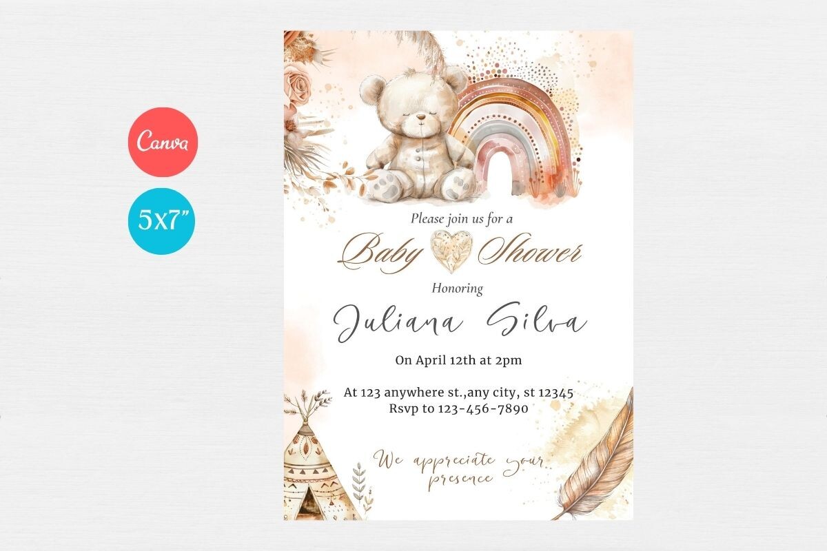 Baby Shower Welcome Sign & Invitation