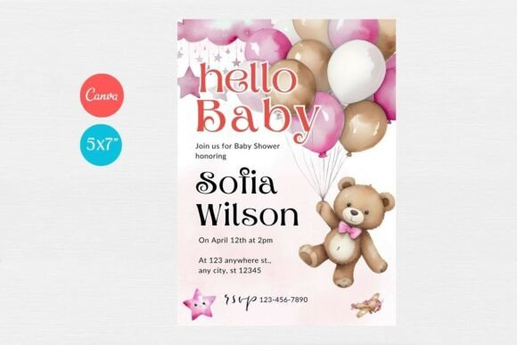 Baby Shower Welcome Sign & Invitation