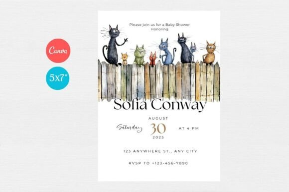Baby Shower Welcome Sign & Invitation