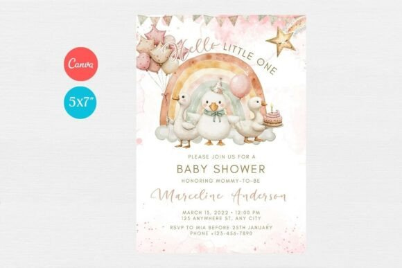Baby Shower Welcome Sign & Invitation