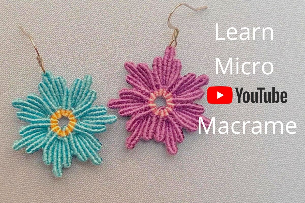 Blue Flower Earrings