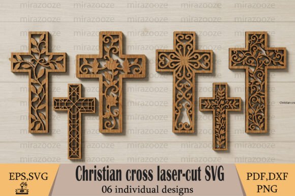 Christian Cross Laser Cut SVG Laserschneiden Von mirazooze