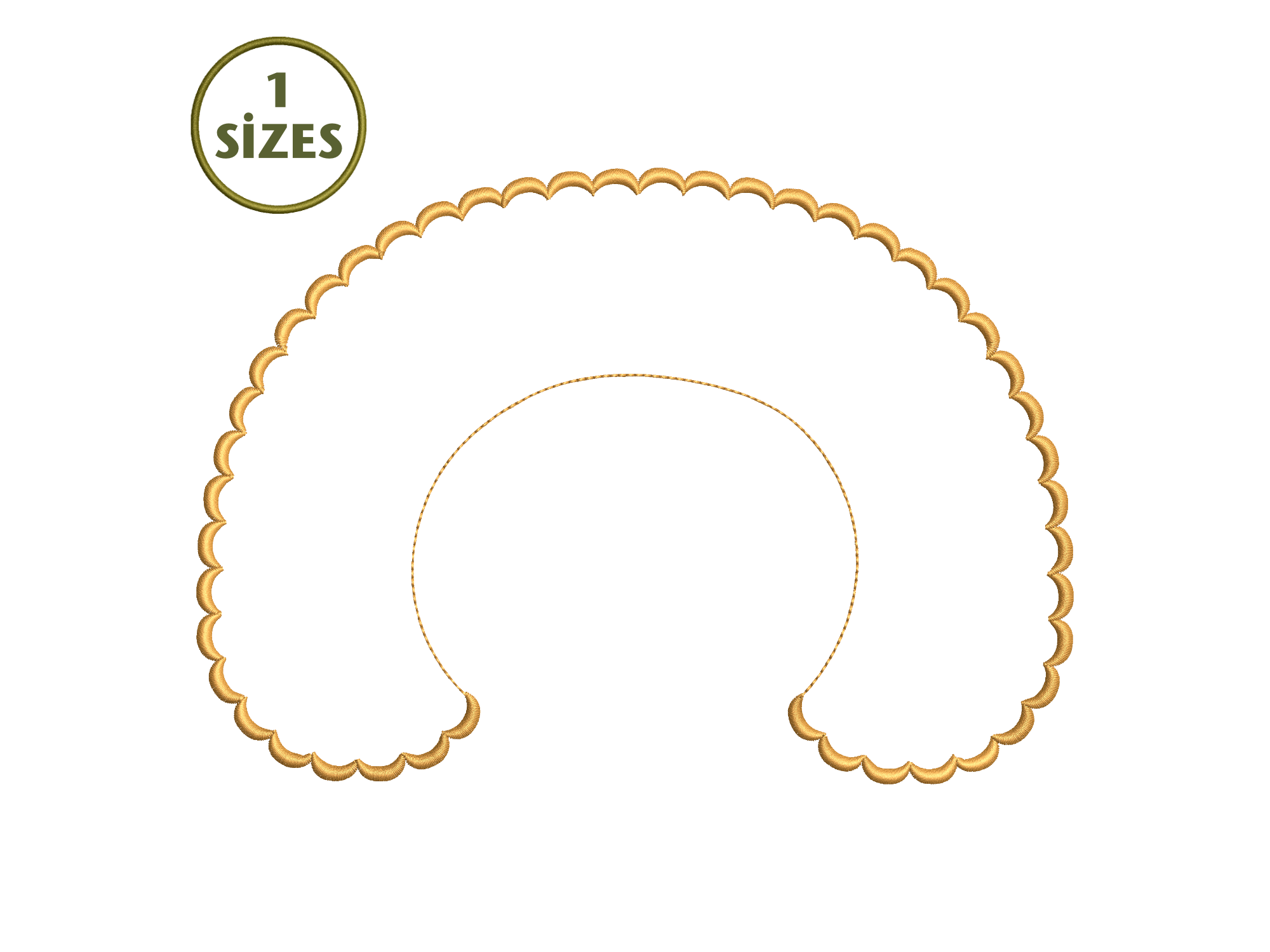 Lace Collar Frame Embroidery