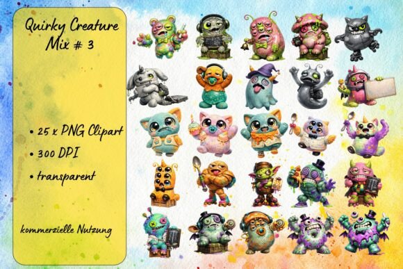 Quirky Creature Mix 3